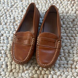 Ralph Lauren Brown Leather Loafers